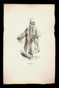 G stampa originale 1800 costumi TURCO DI MARDIN asia - Picture 1 of 1