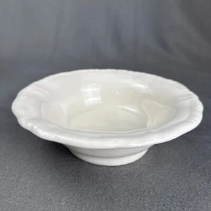 Ciotola bianca ceramica 8" vintage Mullins ceramica Nippa, KY - Foto 1 di 9