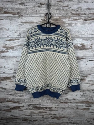 Mens Vintage Dale of Norway 70x sweaters wool knitted size L - Image 1 of 4