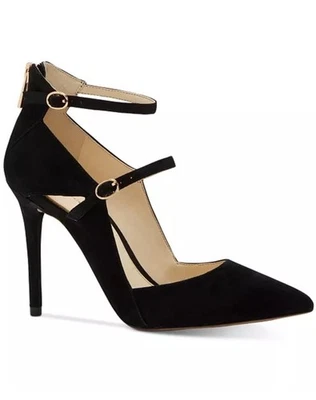 Zapatos de tacón alto Jessica Simpson 8,5 Liviana cuero gamuza negro para mujer talla 9,5 M Foto 1 de 4