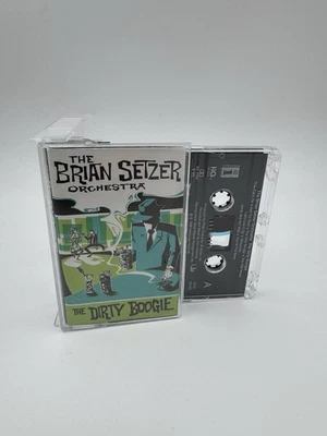 The Brian Setzer Orchestra Dirty Boogie Audio Tape Cassette 1998 Interscope Foto 1 de 2