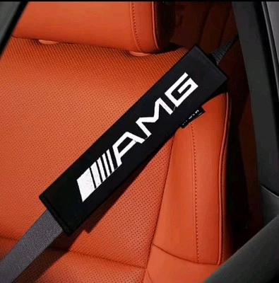 Mercedes AMG Auto Sicherheitsgurt Gurt Abdeckung Gurtschoner Gurtpolster "NEU" - Bild 1 von 4