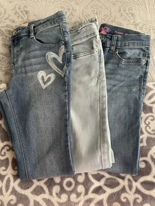 Lot Of 3 Girls Size 10 Flare Jeans - Picture 1 of 10
