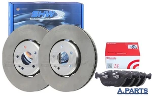 SHW/BREMBO BREMSENSATZ 334MM VORNE MERCEDES C KLASSE W202 S202 CLK C208 W210 AMG - Picture 1 of 3