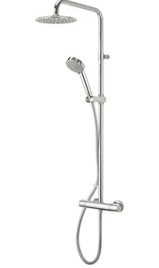 Aqualisa Midas 110 Mixer Shower Exposed Bar Valve Chrome Drencher Modern MD110SC - Picture 1 of 18