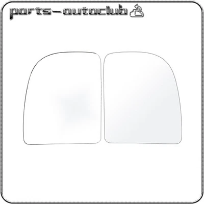 Upper Towing Mirror Glass For Ford Econoline Van /F-250 350 450 550 LH+RH Side - Image 1 of 4