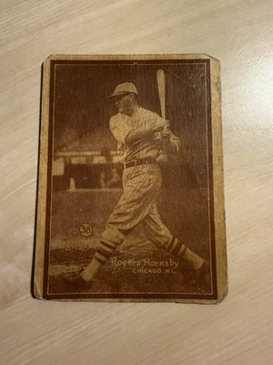 1931 W517 - Rogers Hornsby #38 Rare Handcut - Image 1 of 4