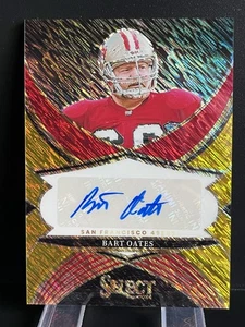 2024 Select #SSP-BOS Bart Oates Select Signature Niners Gold Shimmer SSP/10 - Imagen 1 de 7