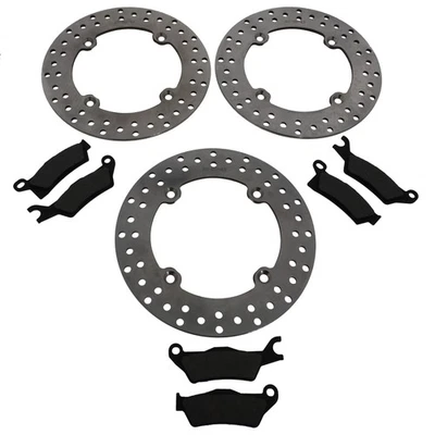 Rotores de freno delanteros y traseros y pastillas de freno para Can-Am Outlander Max 650 EFI STD 2013 Foto 1 de 3
