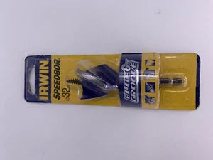 Irwin 6X Blue Groove Stubby Wood Bit 32 x 100mm - Picture 1 of 9