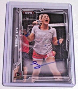 2014 Topps UFC Champions Fighter Autograph Jessica Evil Eye
