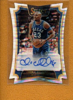 Cedric Ceballos 2016-17 Panini Select Die-Cut Pulsar Prizm Auto 23/49 1/1 - Image 1 of 2