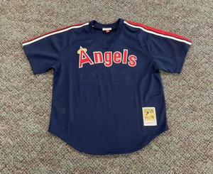 Mitchell And Ness California Angels Reggie Jackson Jersey Size Large MLB 1984 - Picture 1 of 7