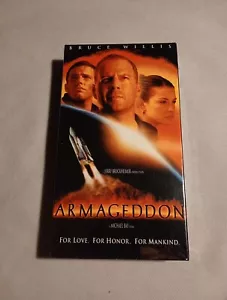 Armageddon (VHS, 1998) Bruce Willis Liv Tyler Ben Affleck TOUCHSTONE HOME VIDEO - Imagen 1 de 7