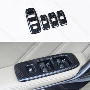 Carbon fiber color Windows Control Pane Cover For Ford Ranger Everest Endeavour - Picture 1 of 12