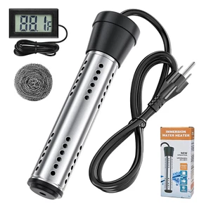 2000W Immersion Water Heater with Dry Burn Protection, Auto Shut-Off - Portable - Picture 1 of 9