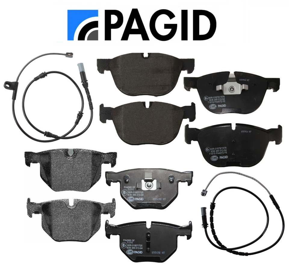Juego de pastillas de freno delanteras y traseras Pagid OEM + sensor para BMW X5 X6 s35 x35 x40 Foto 1 de 1
