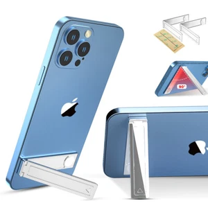 Aluminum Phone Kickstand Adjustable Mount for iPhone 16 15 14 Galaxy S25 S24 S23 - Picture 1 of 17