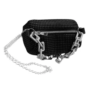 Bling Evening Bag Women Glitter Messenger Bag Prom Crossbody Bag Holiday - Picture 1 of 12