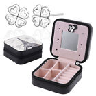  Stud Earrings Jewelry Storage Box Portable Jewelry Case Jewelry Organizer Ring