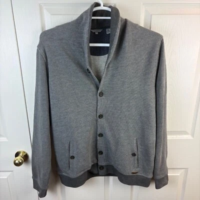 Cárdigan chal Ted Baker para hombre Berdnor suéter gris talla 6/talla 2XL XXL Foto 1 de 4