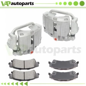 Rear Brake Calipers and Ceramic Pads L+R For 2000-2002 Chevrolet Suburban 1500 - Picture 1 of 16