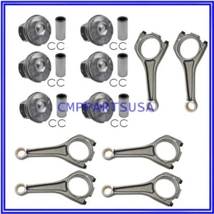 Con Rod & Piston Ring Kit Fits Jaguar Land Rover LR4 Discovery Ranger 3.0L AJ126 - Picture 1 of 9
