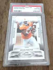 2009 PLAYOFF PRESTIGE ARIAN FOSTER #107 PSA 10 - Picture 1 of 1
