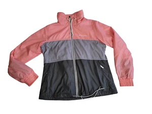 Columbia Jacket Sz M Fleece Lined Tri Color Full Zip Wind Breaker - Bild 1 von 10