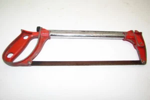 VINTAGE HACKSAW - STEEL FRAME with ALUMINUM ENDS -- MADE IN USA - Picture 1 of 9