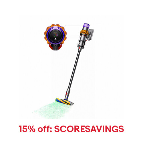 Dyson V15 Detect Total Clean Extra | Yellow/Nickel | Refurbished