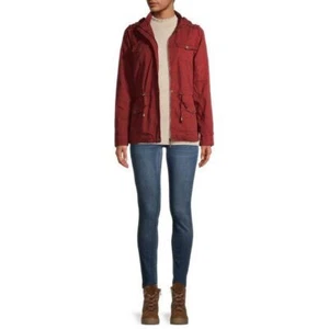New Look Womens Long Sleeve Anorak Mid-Length Jacket, Rust, Medium - Picture 1 of 6