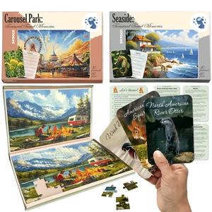 QUOKKA 60 Pieces Dementia Puzzles for Elderly | Activities for Adults | Memories - Picture 1 of 6