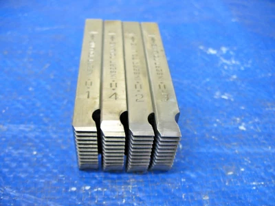4 Count Ridgid 1-3/8"-12" UNF Universal High Speed Bolt Dies FINE THREAD NOS - Image 1 of 4