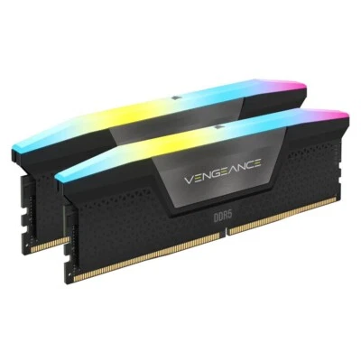 Corsair Vengeance RGB 32GB Kit (2x16GB) DDR5 RAM 6000 MHz CL36 Arbeitsspeicher - Bild 1 von 3