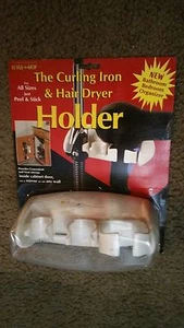 Soporte para rizador y secador de pelo para todos los tamaños Pelar y pegar ¡Nuevo cómpralo ahora! - Imagen 1 de 3
