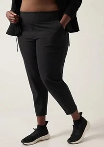 Athleta Endless High Rise Pants 16 Ankle Straight Leg Wicking Breathable Comfort - Picture 1 of 18