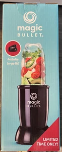 Magic Bullet Essential Personal Blender With Tall Liquid & To Go Lid 250W Motor - Picture 1 of 6