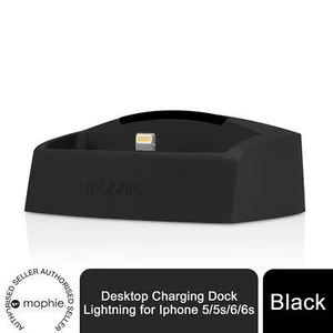 Mophie Desktop Charging Dock Lightning for Iphone 5/5s/6/6s/ Black - Picture 1 of 10