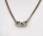 Tiffany & Co. 16” Double Chain Infinity Necklace Sterling Silver 27g 