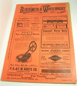 [The Blacksmith & Wheelwright May 1906 Original 16 x 11 - Picture 1 of 8