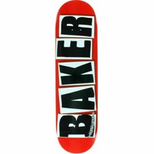 Baker 03-01-0035 Brand Logo Skateboard - Red/Black