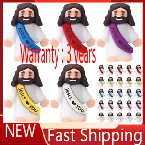 25 Pcs Little Jesus Figures Original Design Jesus Love You Mini Rubber Jesus Toy - Picture 1 of 6