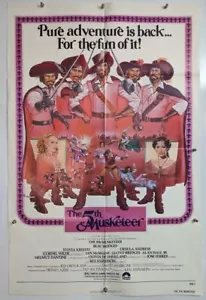 Póster de la película The 5th Musketeer original vintage 1979 Beau Bridges Sylvia Kristel - Imagen 1 de 1