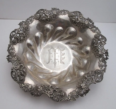 AMERICAN STERLING SILVER BOWL by REDLICH & CO., c. 1900 New York Cover