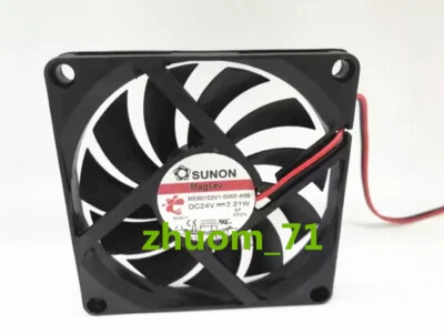 1PC SUNON ME80102V1-0000-A99 8010 DC24V 2.21W 8CM inverter cooling fan - Image 1 of 3