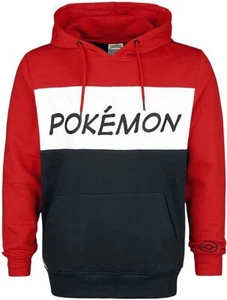 Difuzed - Hoodie Herren - Pokémon (rot-schwarz-weiß) Pullover Kapuzenpullover - Bild 1 von 6