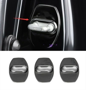 For Toyota FJ Cruiser 2007-2021 black Door Lock Protector Cover Rust Proof Trim - Picture 1 of 5