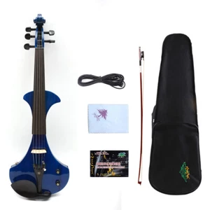 Advance 5 string Electric Violin Solid Wood For Beginner,Adult Nice Tone - Picture 1 of 7