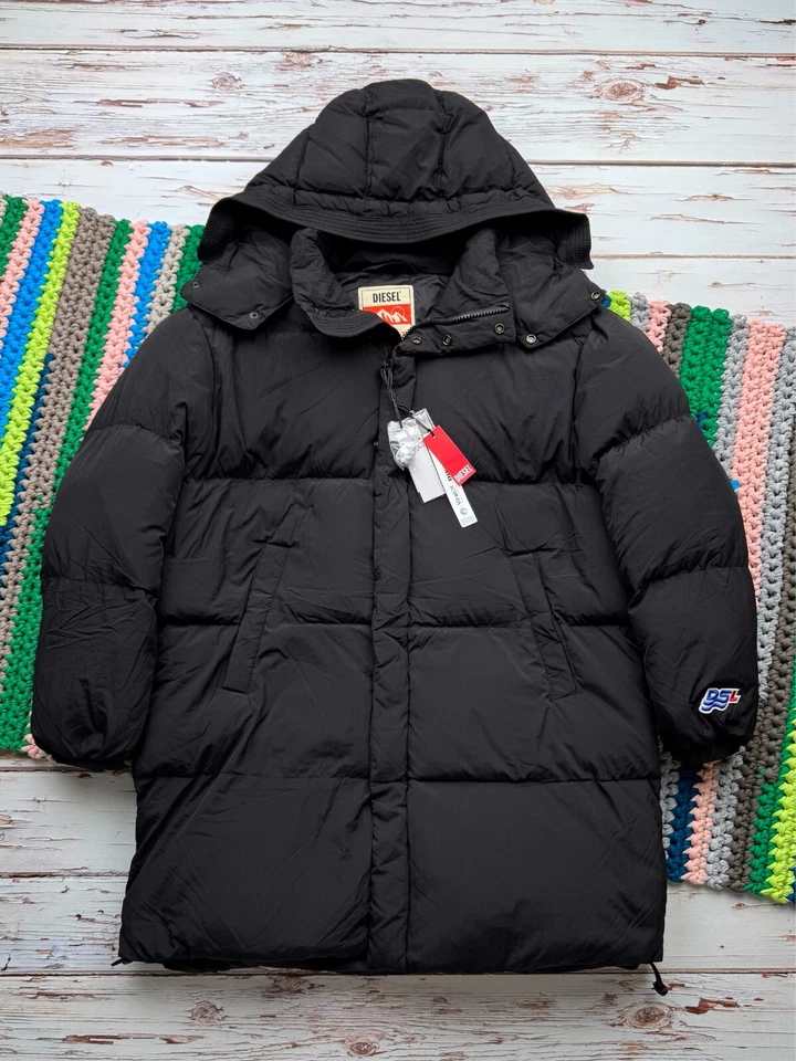 Diesel Winter Down Parka Men’s Size L - Image 1 of 4